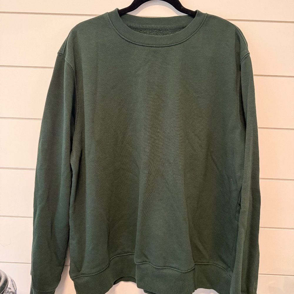 Goodfellow Crew Neck Dark Green - Size XL